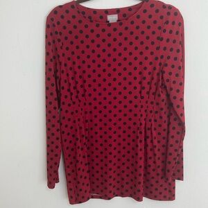 Chico’s Long sleeve Tunic Top size 0/small.
